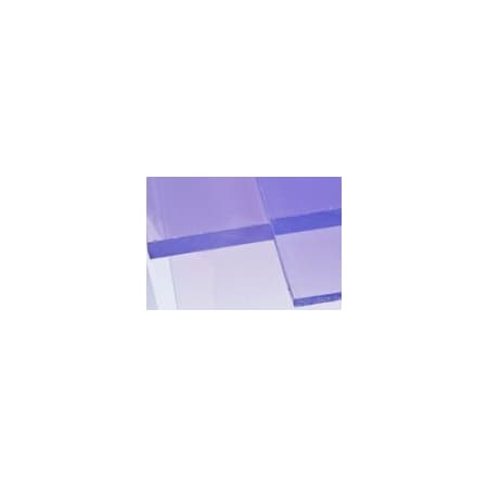 Professional Plastics Clear Blue Tint PVC Sheet - Vycom, 0.375 Thick, 48 X 96 SPVCCB.375V-48X96